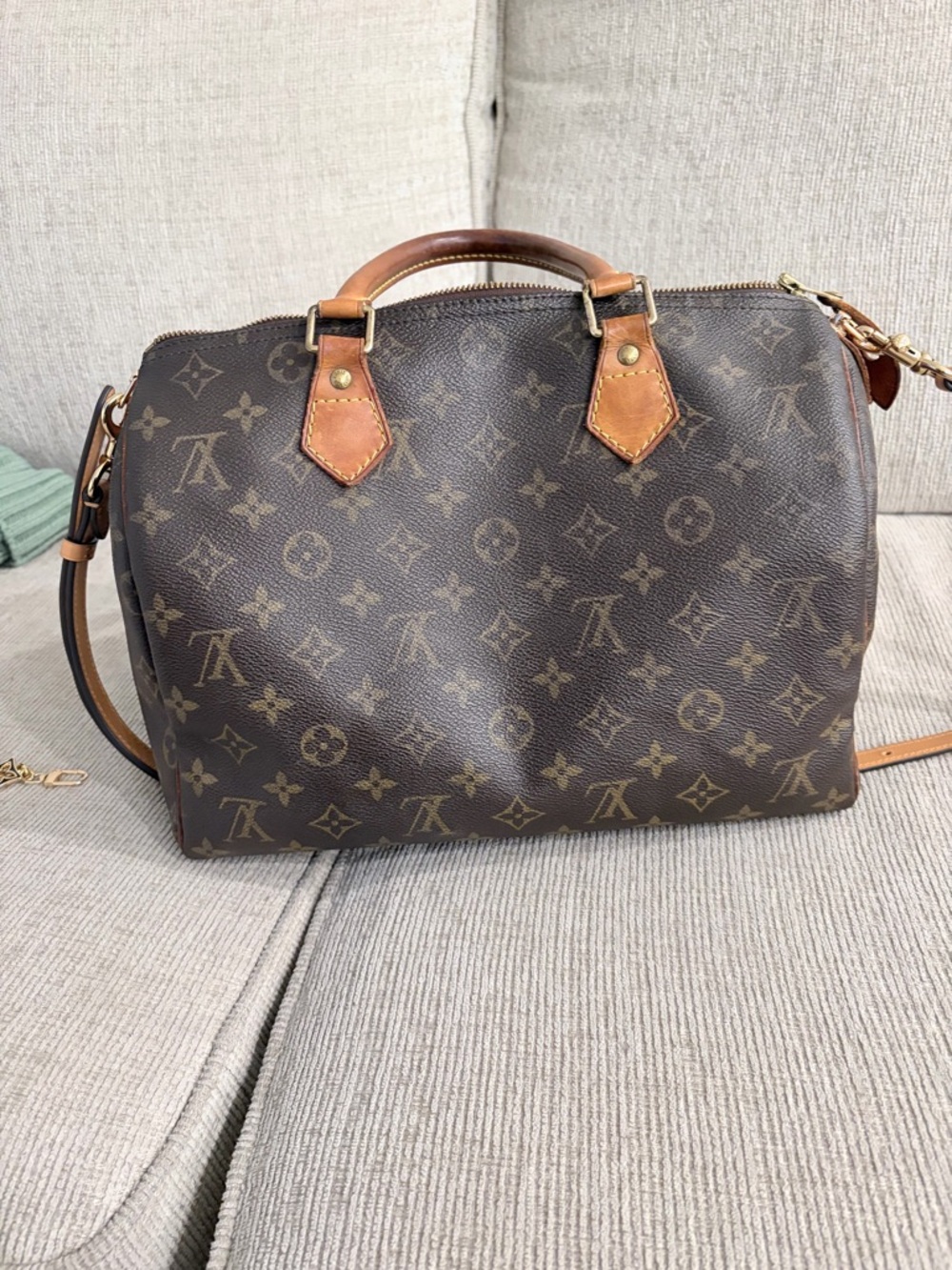 Louis Vuitton canvas Monogram speedy 30